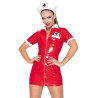 Black Level Tenue Infirmière Vinyl Nurse Rouge